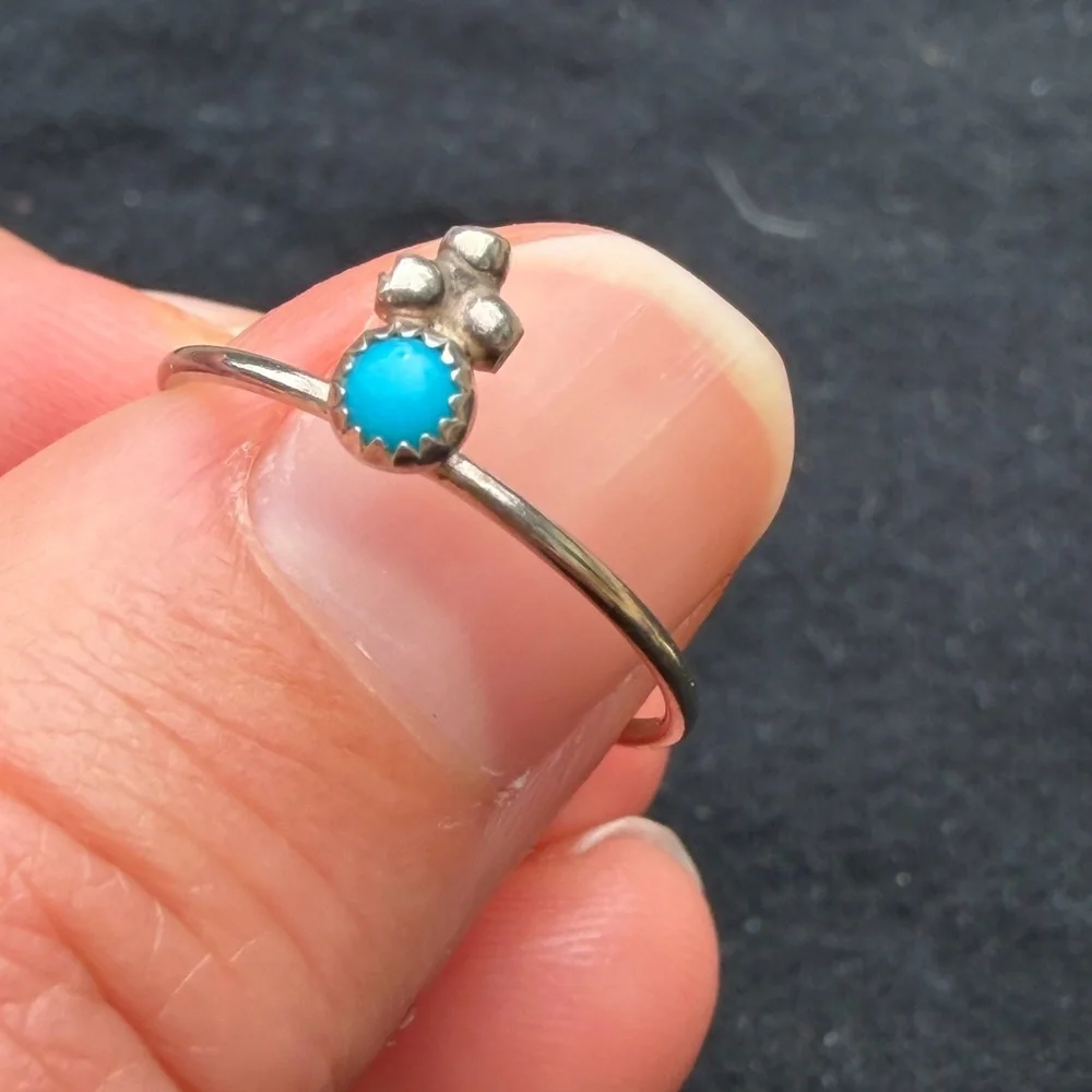 Turquoise crown ring - Picture 5 of 5